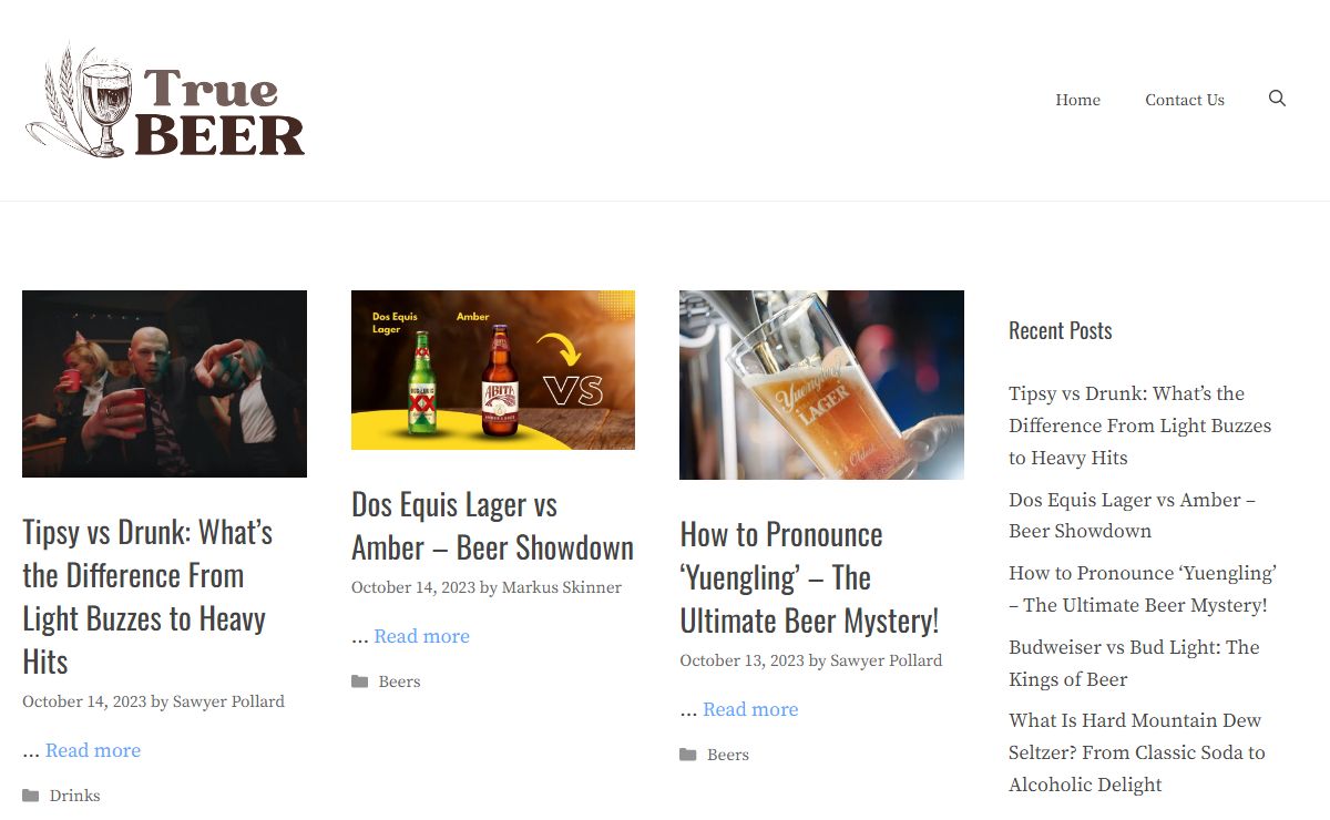 True Beer - Dive Deep into the Brew-tiful World of Beer