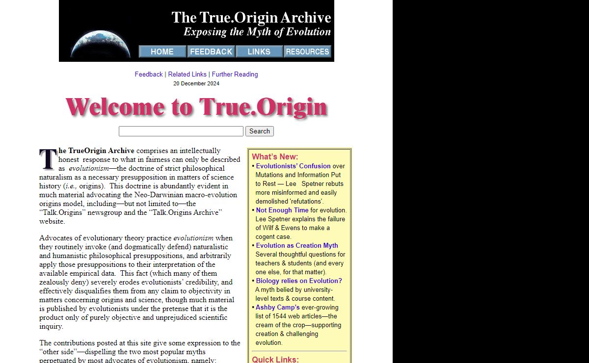 - The True.Origin Archive -
