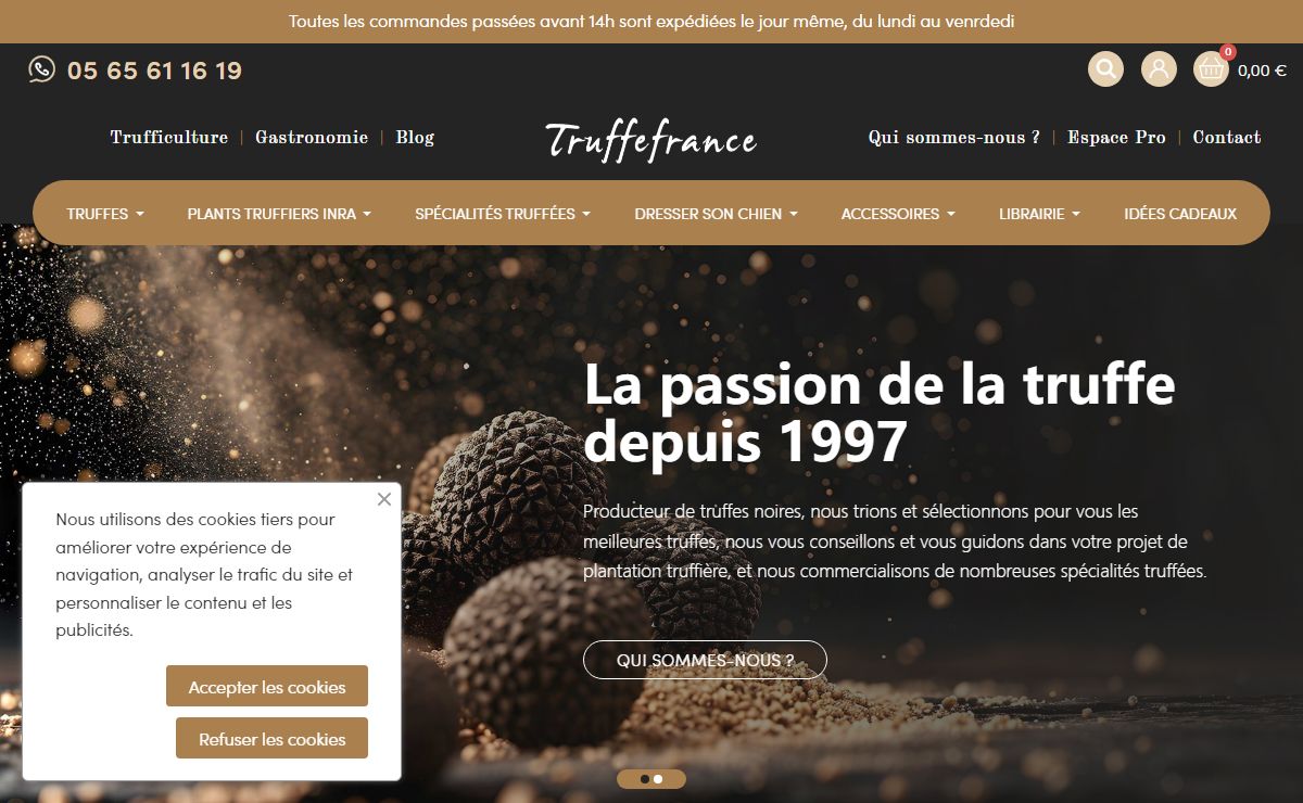 Achat en ligne de truffes et produits truffiers | Truffefrance