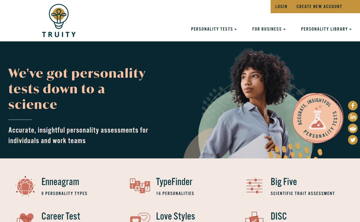 Free Personality Tests and Career Assessments | Truity