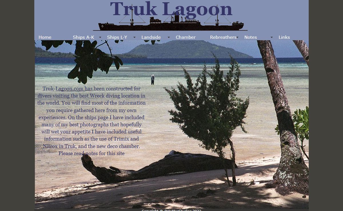 Sport diving on the wrecks of Truk Lagoon
