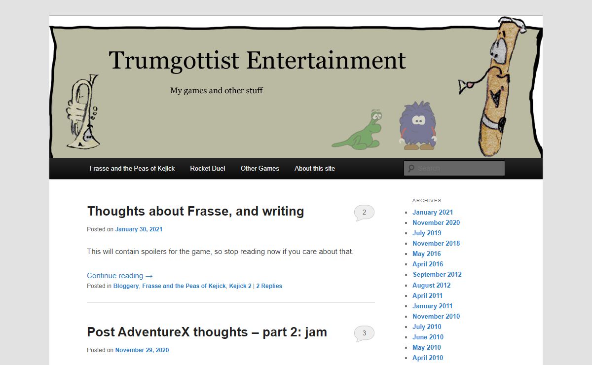 Trumgottist Entertainment | My games and other stuff