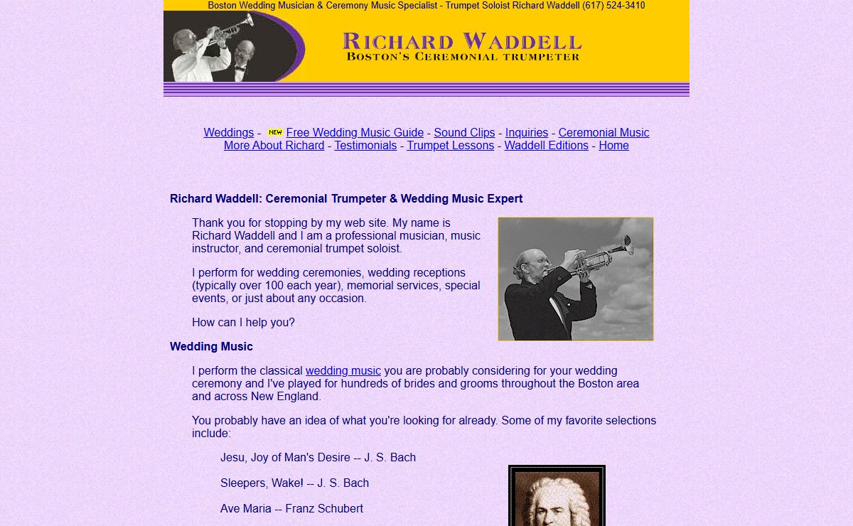 Boston Wedding Ceremony Music Expert and Trumpet Soloist