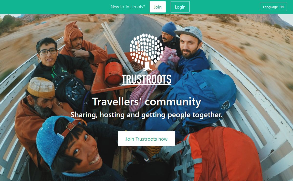 Trustroots: travellers hospitality community
