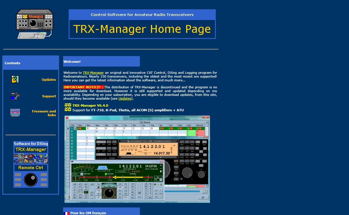 TRX-Manager HAM Radio CAT Software