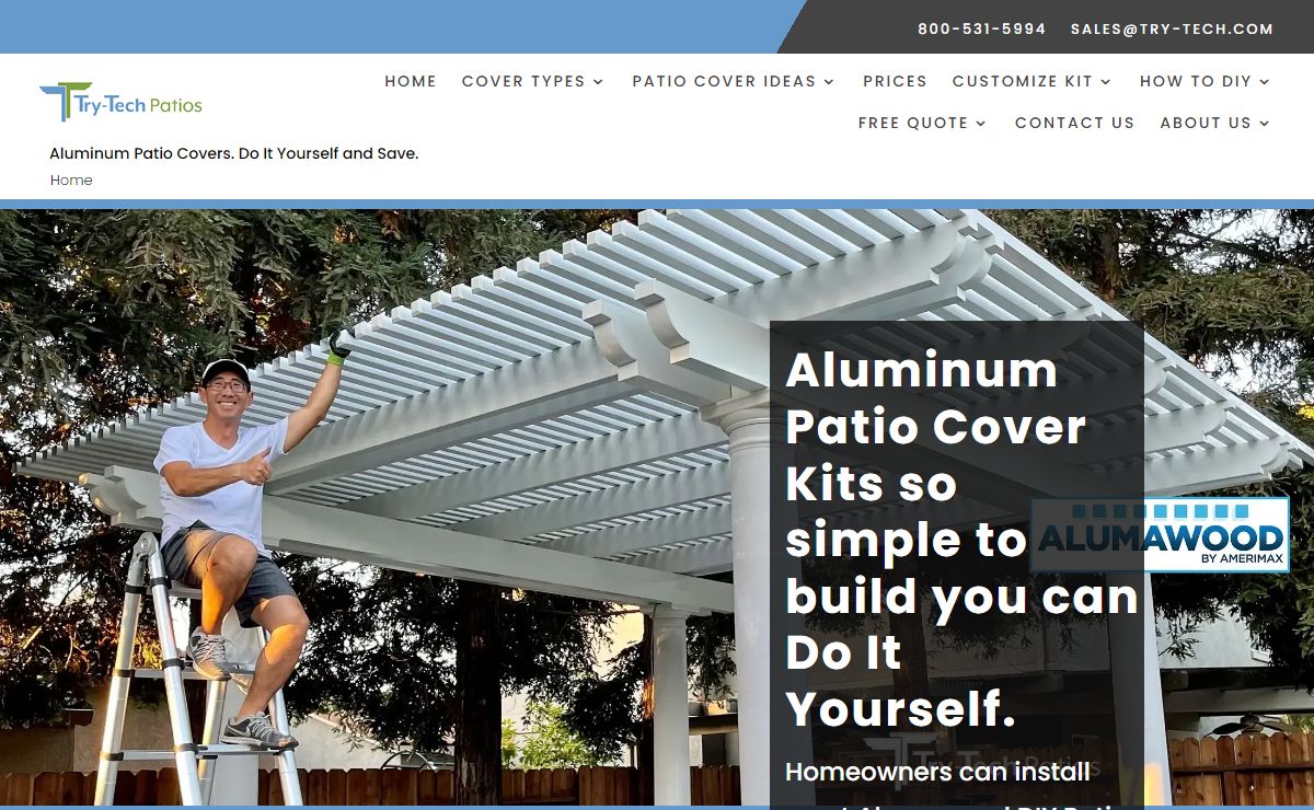 Aluminum Patio Covers, Alumawood DIY Kits