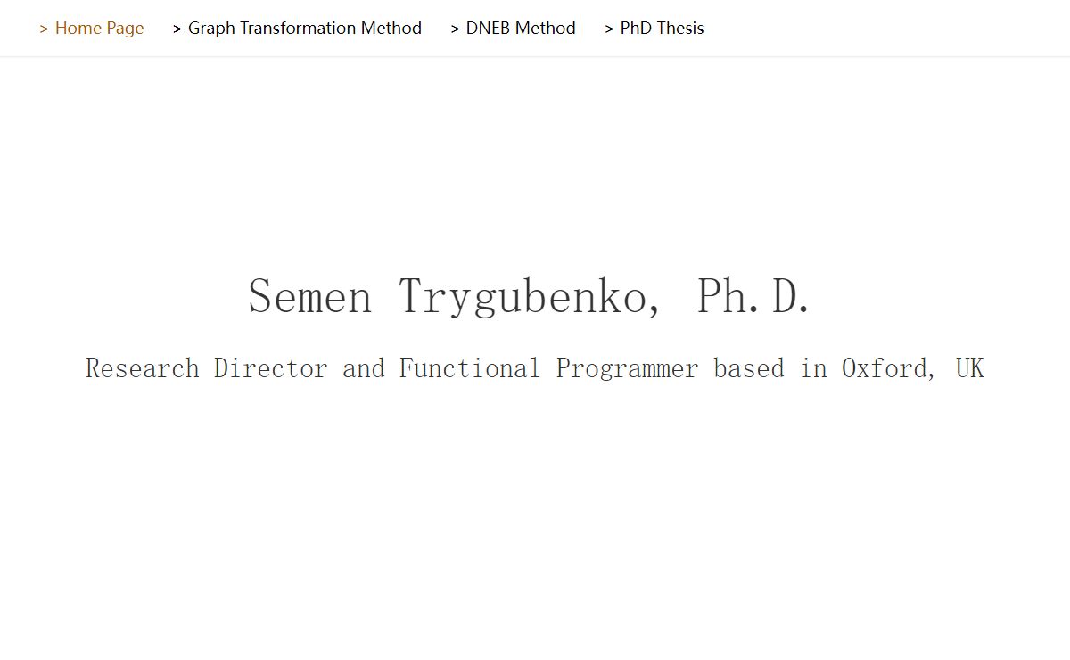 Semen Trygubenko > Home Page