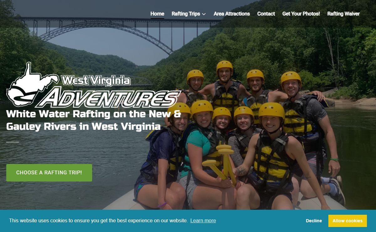 West Virginia Adventures | Whitewater Rafting Trips | New River Whitewater Rafting