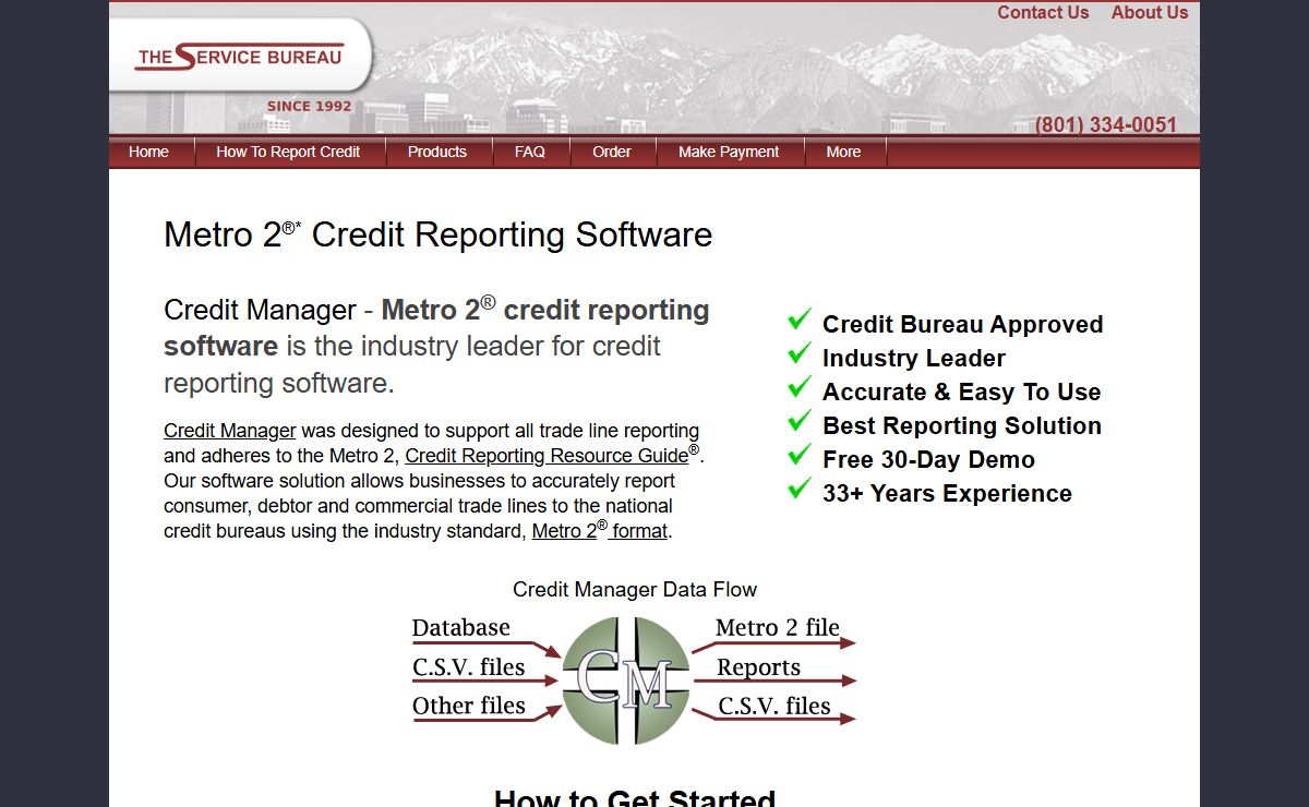Metro 2® credit reporting software, Metro 2 format layout