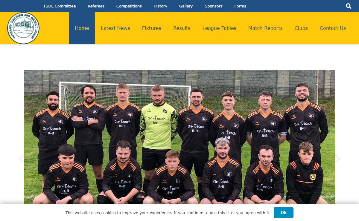 TSDL – Tipperary Southern & District League Ltd – Amateur Soccer League catering for male players from 17 years upwards