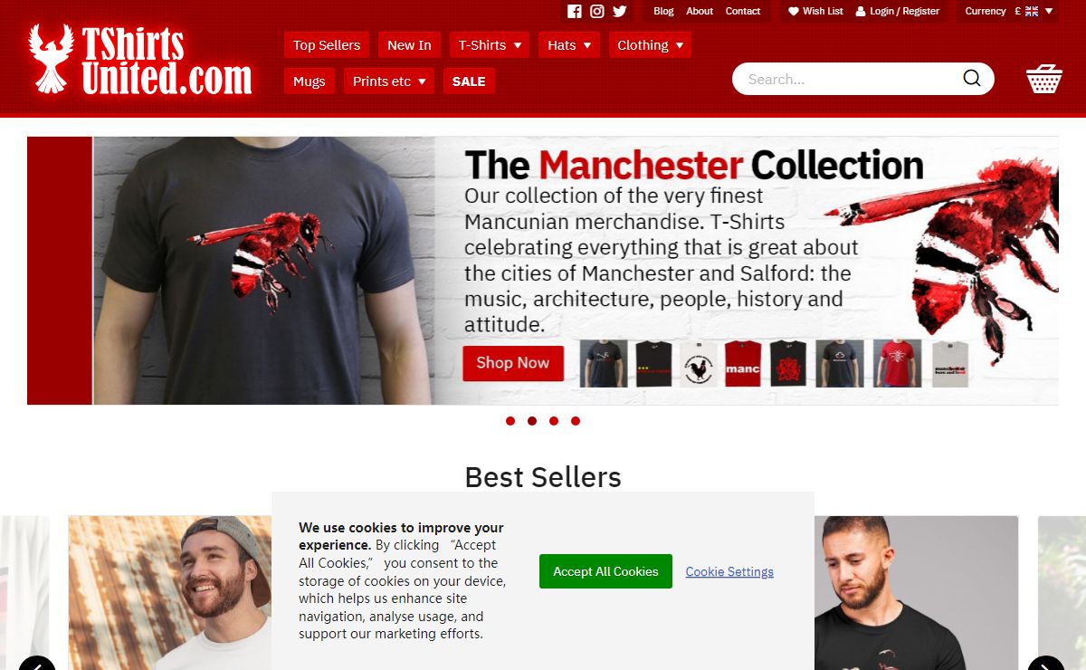 TShirtsUnited | The biggest Manchester United t-shirts site on the web.