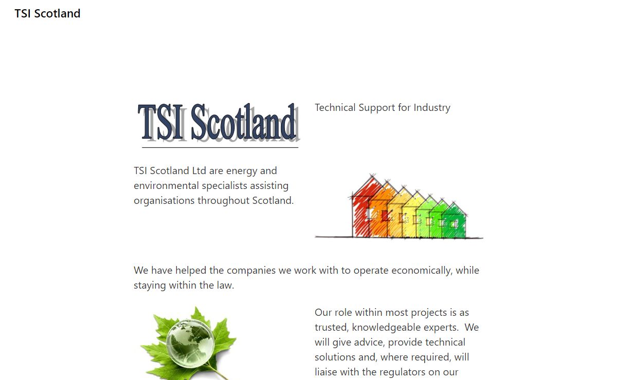 TSI Scotland – TSI Scotland – Technical Support for Industry