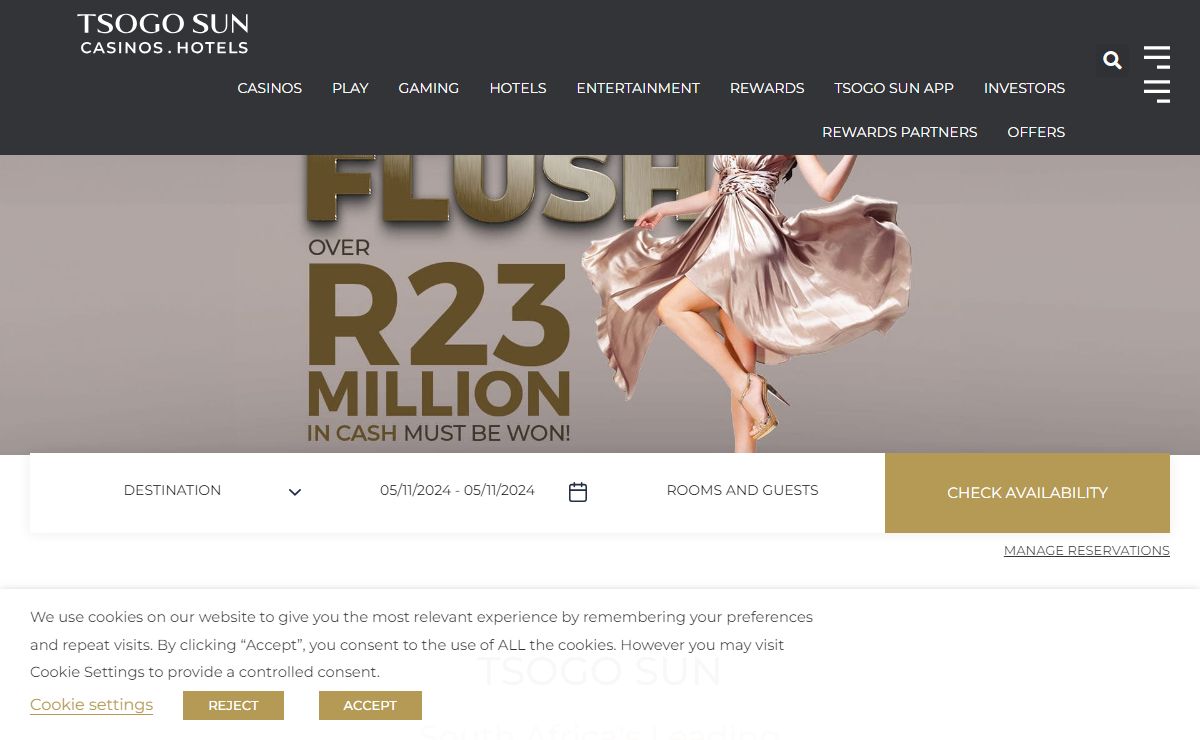 Tsogo Sun: Casinos, Hotels & Entertainment - Tsogo Sun