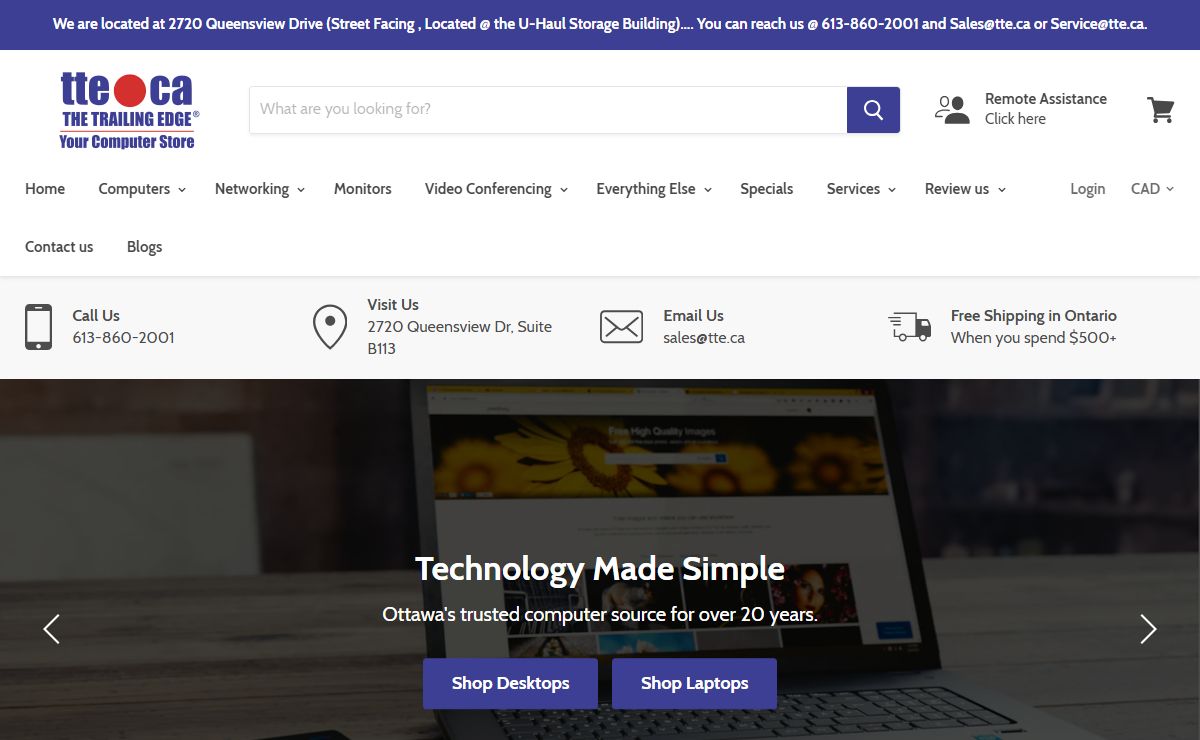 The Trailing Edge - New and Used Computers, Parts and Repairs