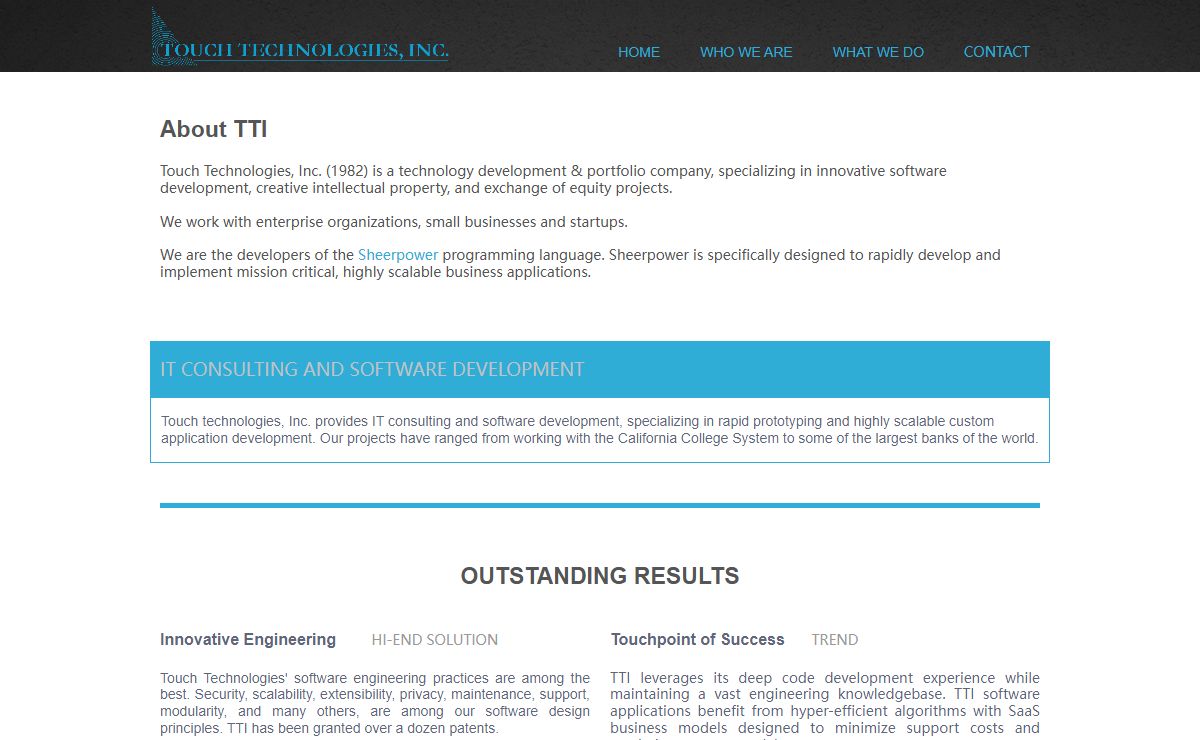 Touch Technologies Inc.