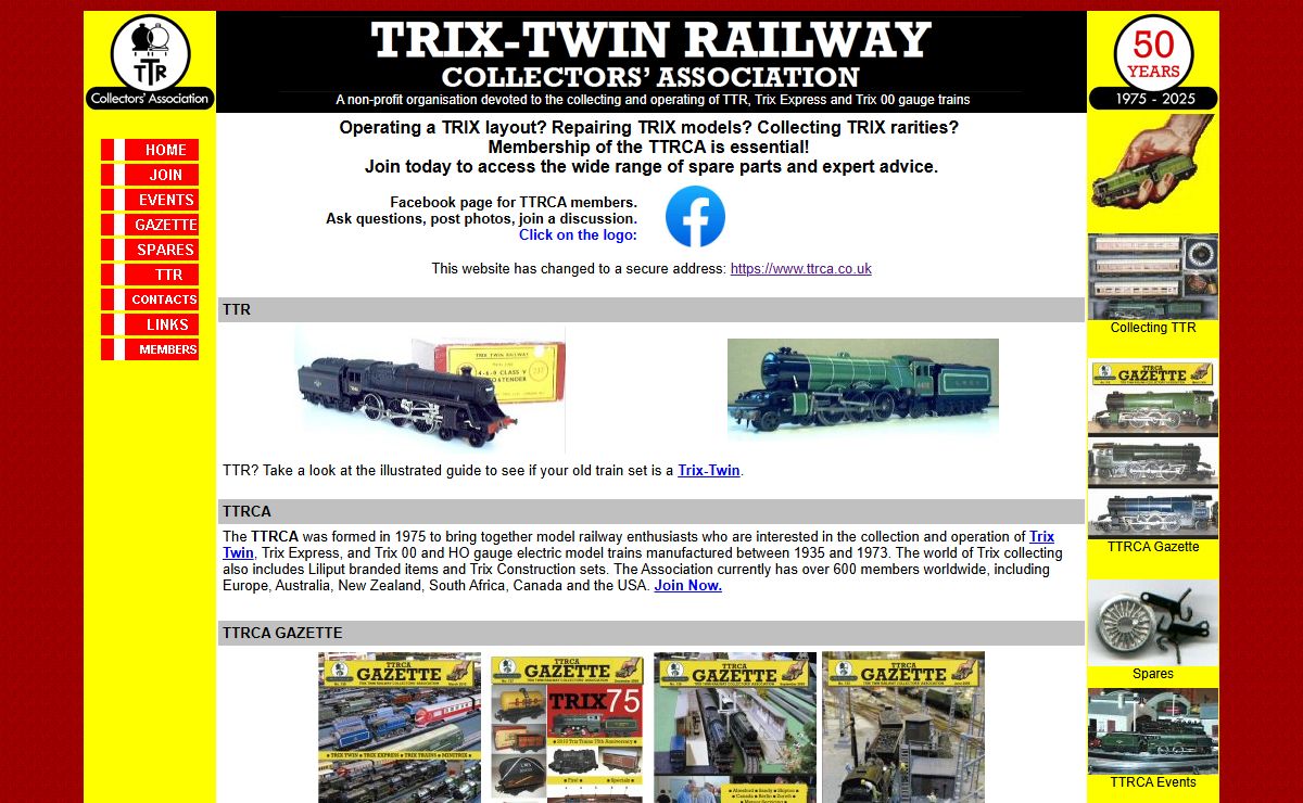 TTRCA Trix Twin Railway Collectors Association
