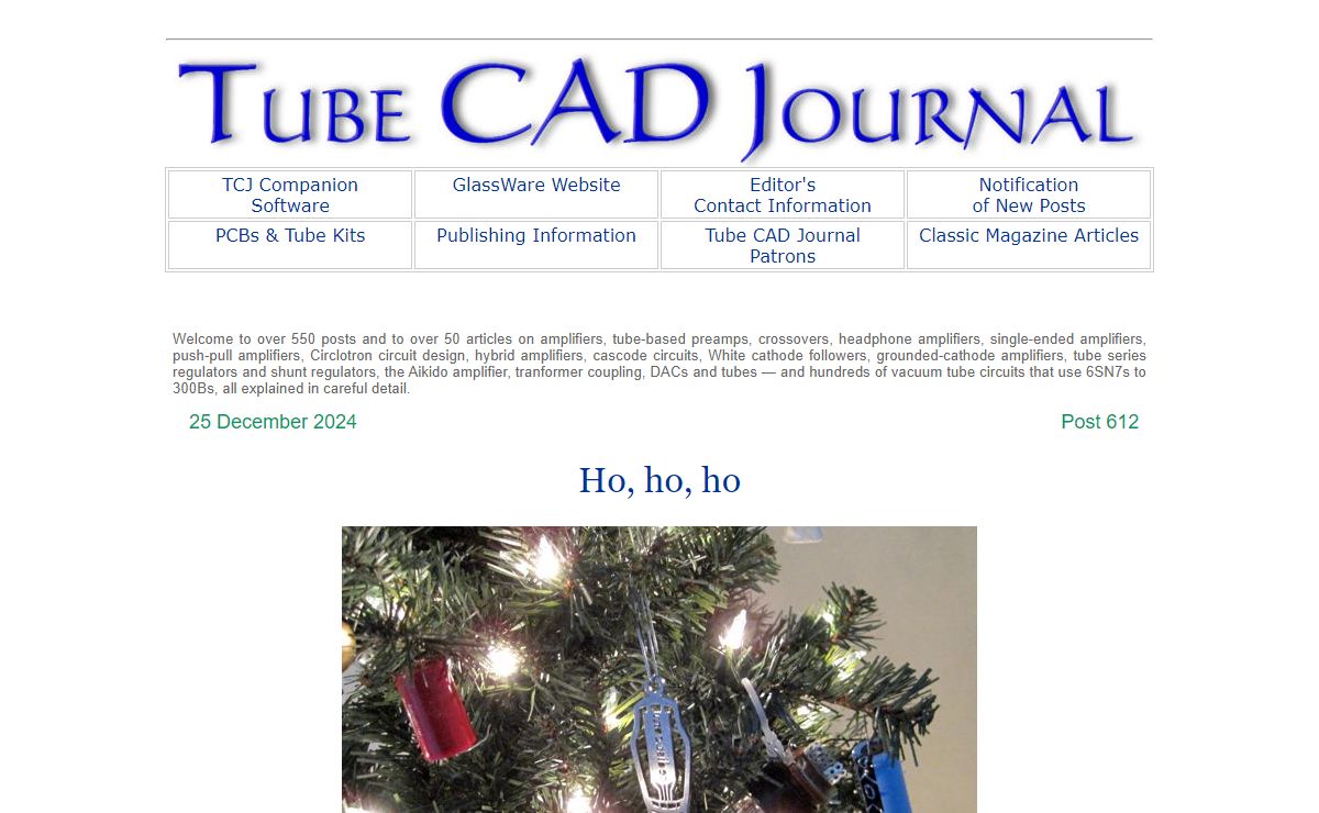 Tube CAD Journal