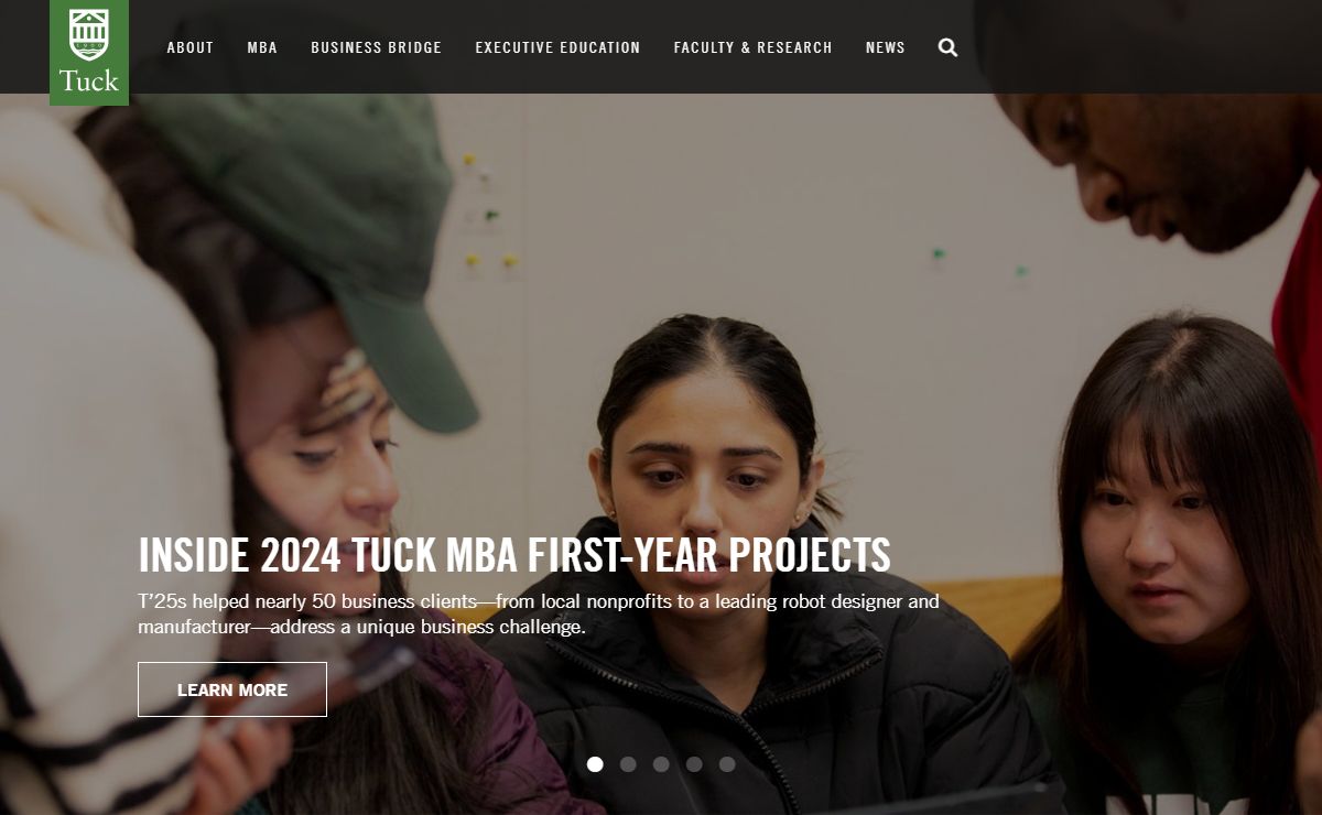 Tuck School of Business | Home