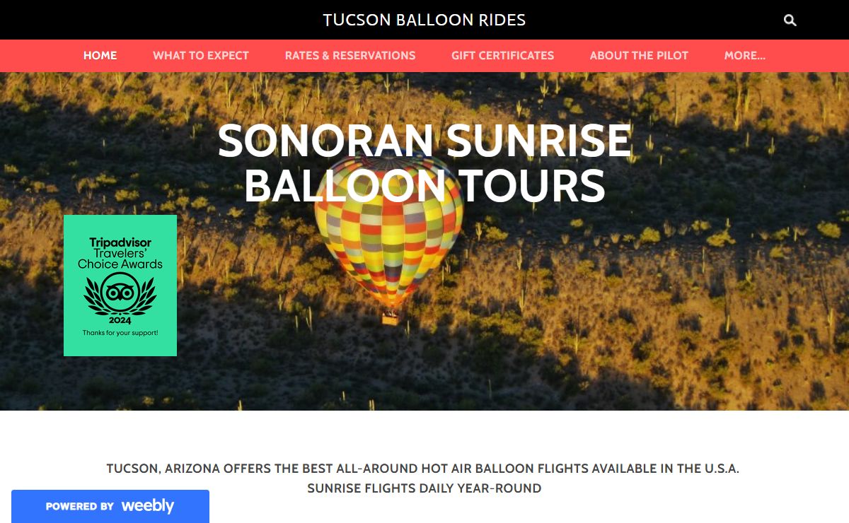 Tucson Balloon Rides - Home