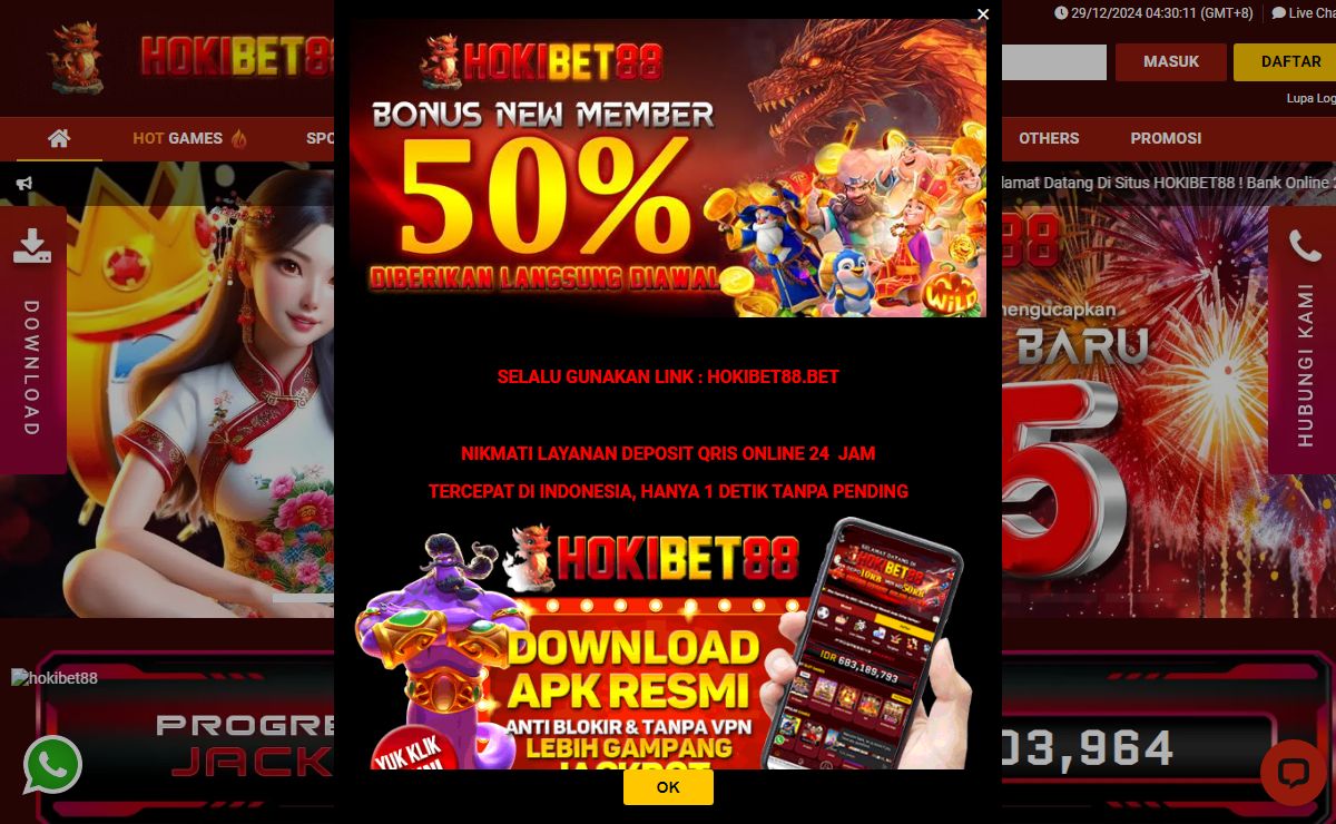 HOKIBET88: Daftar Hoki Slot88 Judi Dewa Slot 88 Gacor Bet88 Online