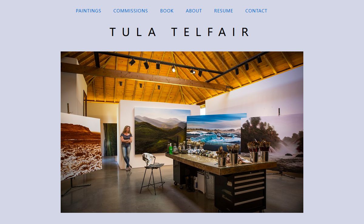 Tula Telfair - landscape oil paintings