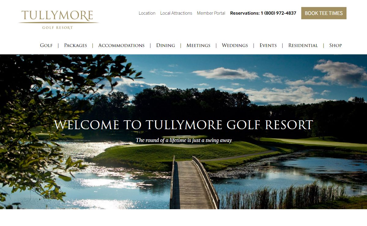 Welcome to Tullymore Golf Resort