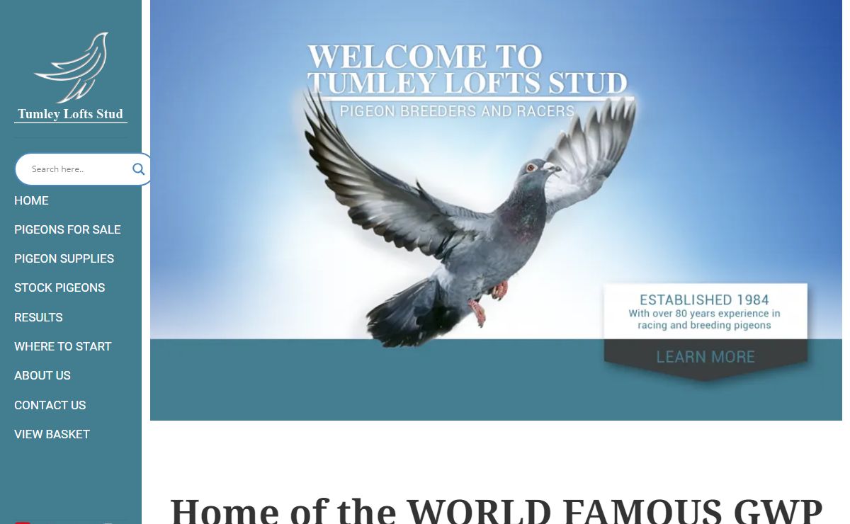 Tumley Lofts Stud | Pigeons For Sale and lots of information