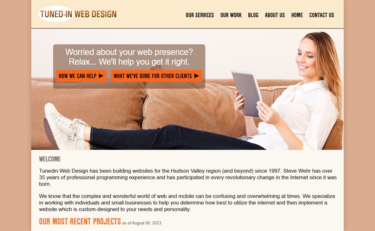 Hudson Valley Web Design, Saugerties Web Designer, Web Hosting, and Custom Programming