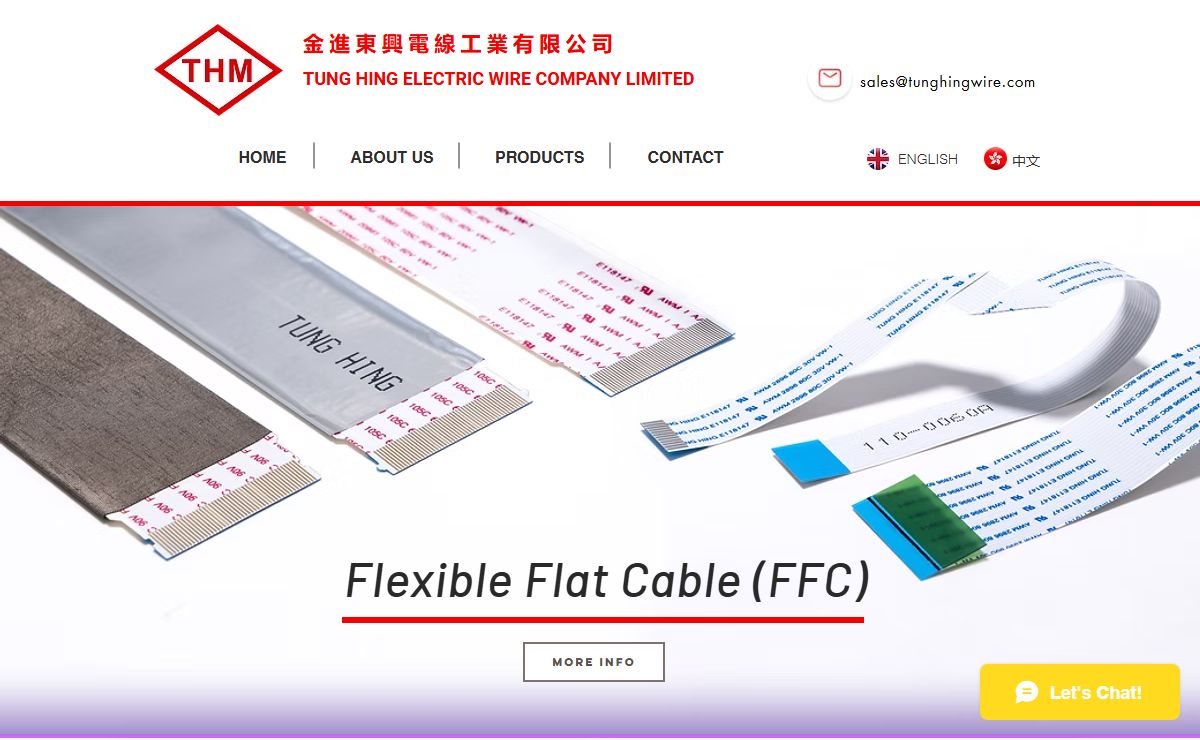 Flexible Flat Cable (FFC), Flat Cable | Tung Hing Electric Wire