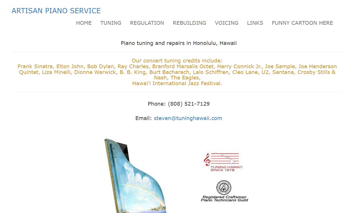 Hawaii Piano Tuning | Honolulu Piano Tuning TUNING HAWAII piano tuner serving honolulu and oahu hawaii
