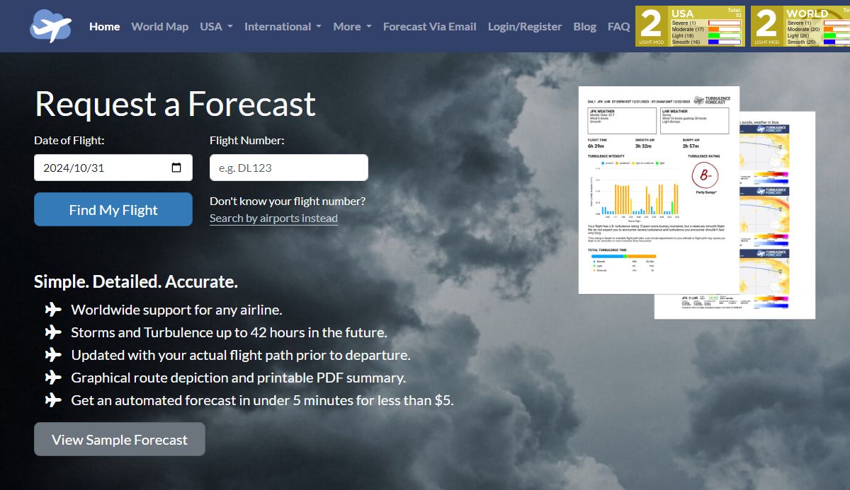 Turbulence Forecast - the best automated and human powered turbulence forecasts