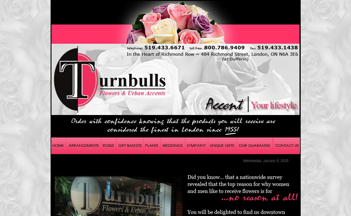 Turnbulls ~ Flowers & Urban Accents :: A London Tradition