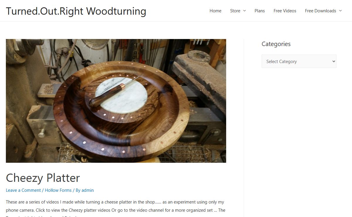 Turned.Out.Right Woodturning – A place to share and learn about woodturning.