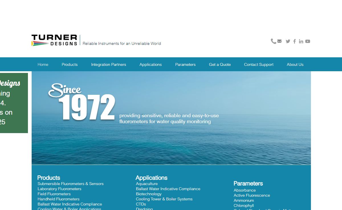 Fluorometers for Water Quality | Turner Designs | United States