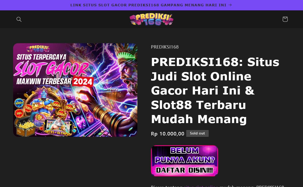 PREDIKSI168: Link Situs Judi Slot Online Gacor Hari Ini Terbaru & Slot88 Gampang Menang