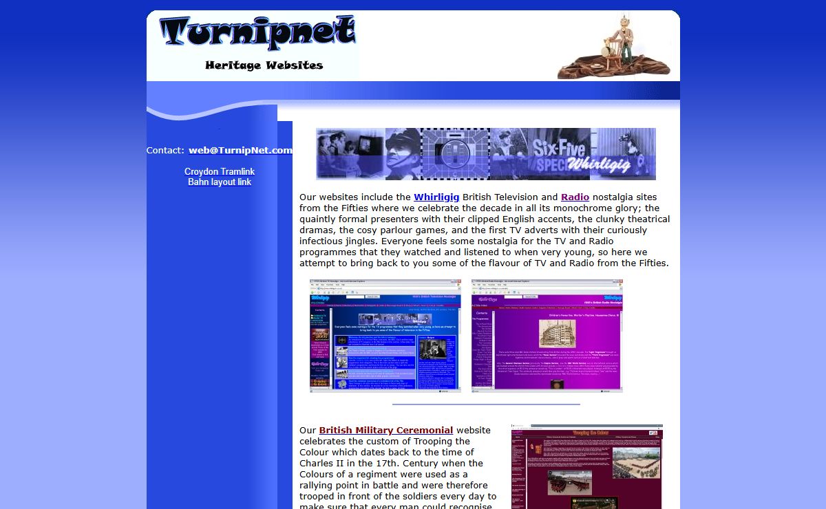 Turnipnet - Heritage Websites