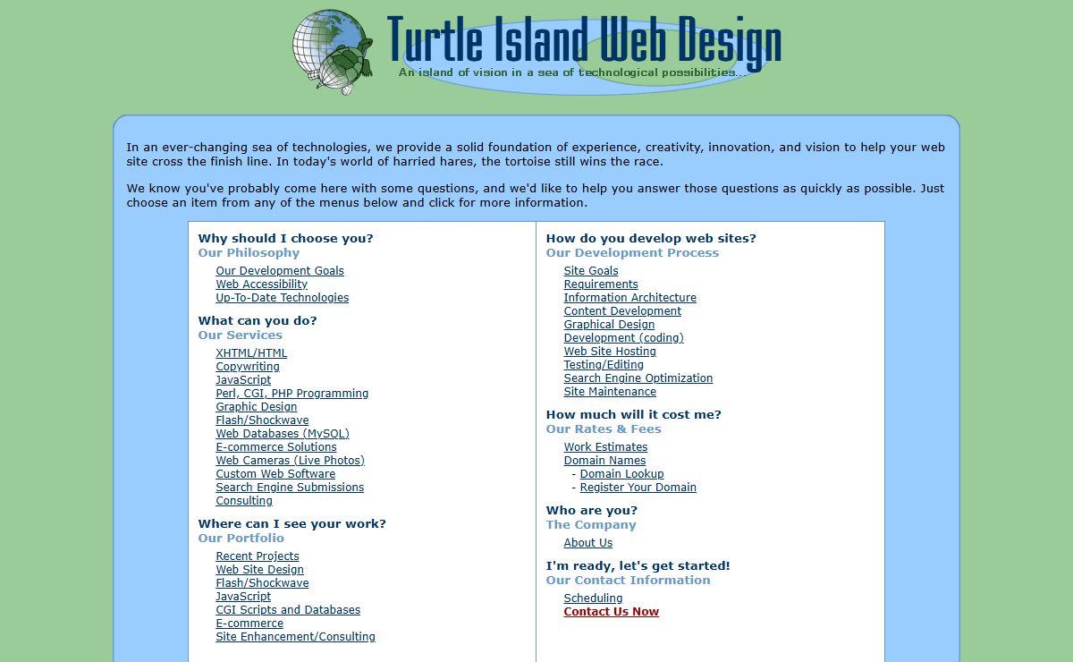 Turtle Island Web Design