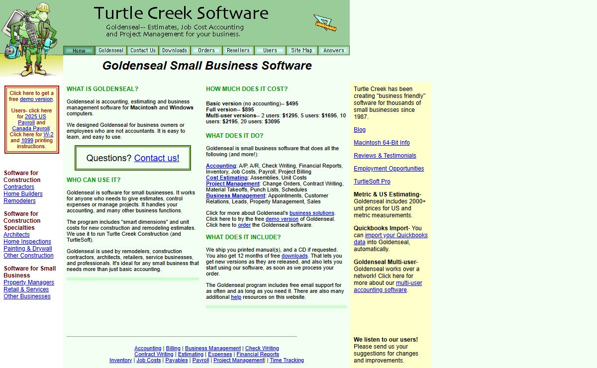Accounting & Estimating Software for Construction & Small Business