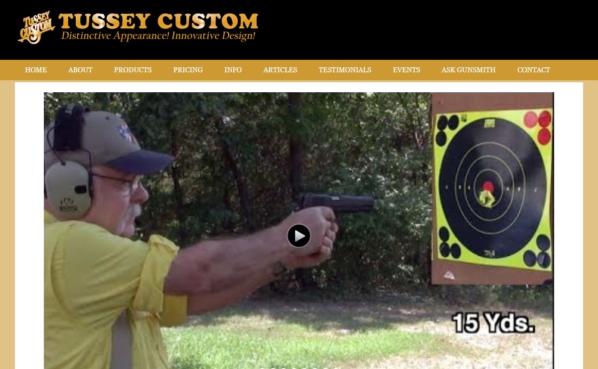 Tussey Custom Gunsmithing Pistolsmithing by Terry Tussey