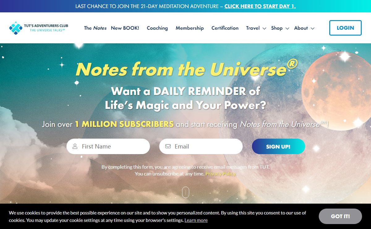 TUT - The Universe Talks® - TUT