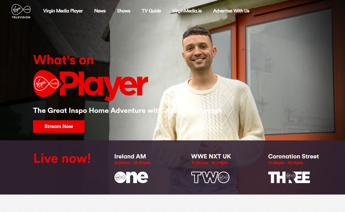 Virgin Media Television - Live and On-Demand on Virgin Media Player (formerly TV3 and 3player)