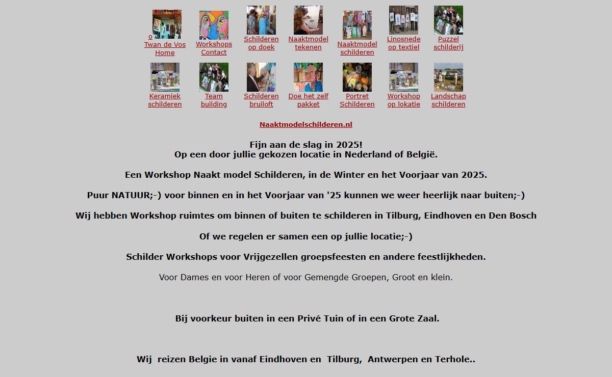 Naaktmodel schilderen en Naaktmodel Tekenen ook op locatie vrijgezellenfeesten in Nederland en Belgiië,