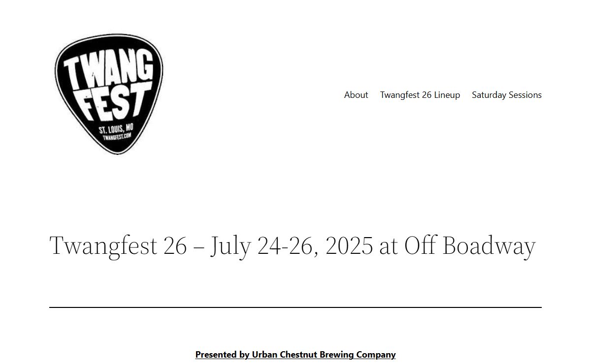 Twangfest is back!