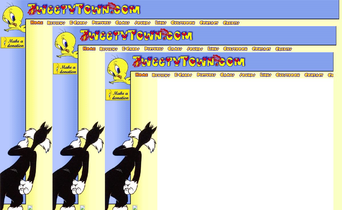 TweetyTown.com - Tweety's favorite place on the internet.