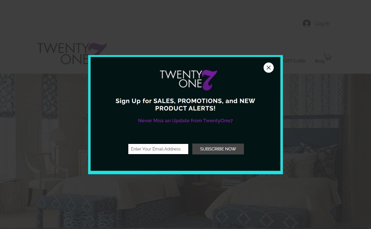 Home | TwentyOne7 - Gorgeous Fabrics, Chic Pillows, & More