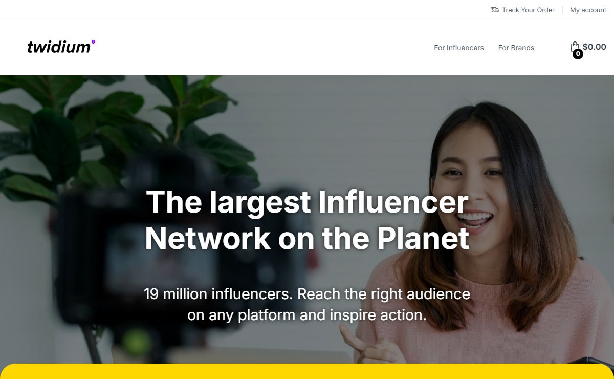 Largest Influencer Marketing Platform - TWD