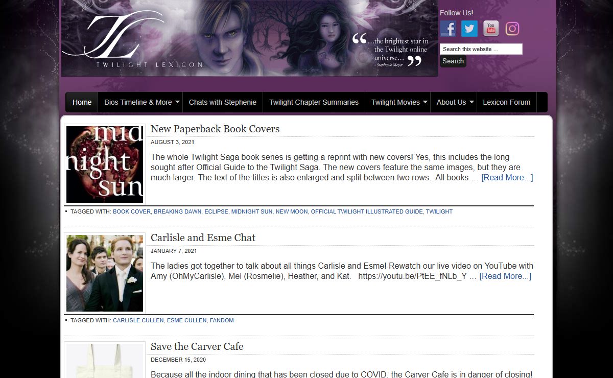 Twilight Lexicon
