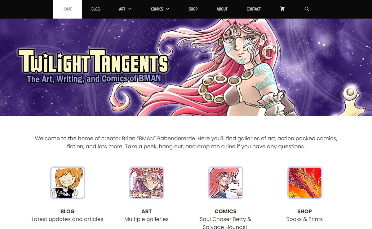 Home Page ⋆ Twilight Tangents