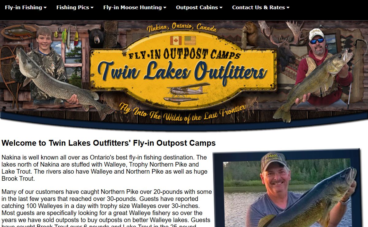 Ontario Fly-in Outpost Camps | Twin Lakes Outfitters Nakina