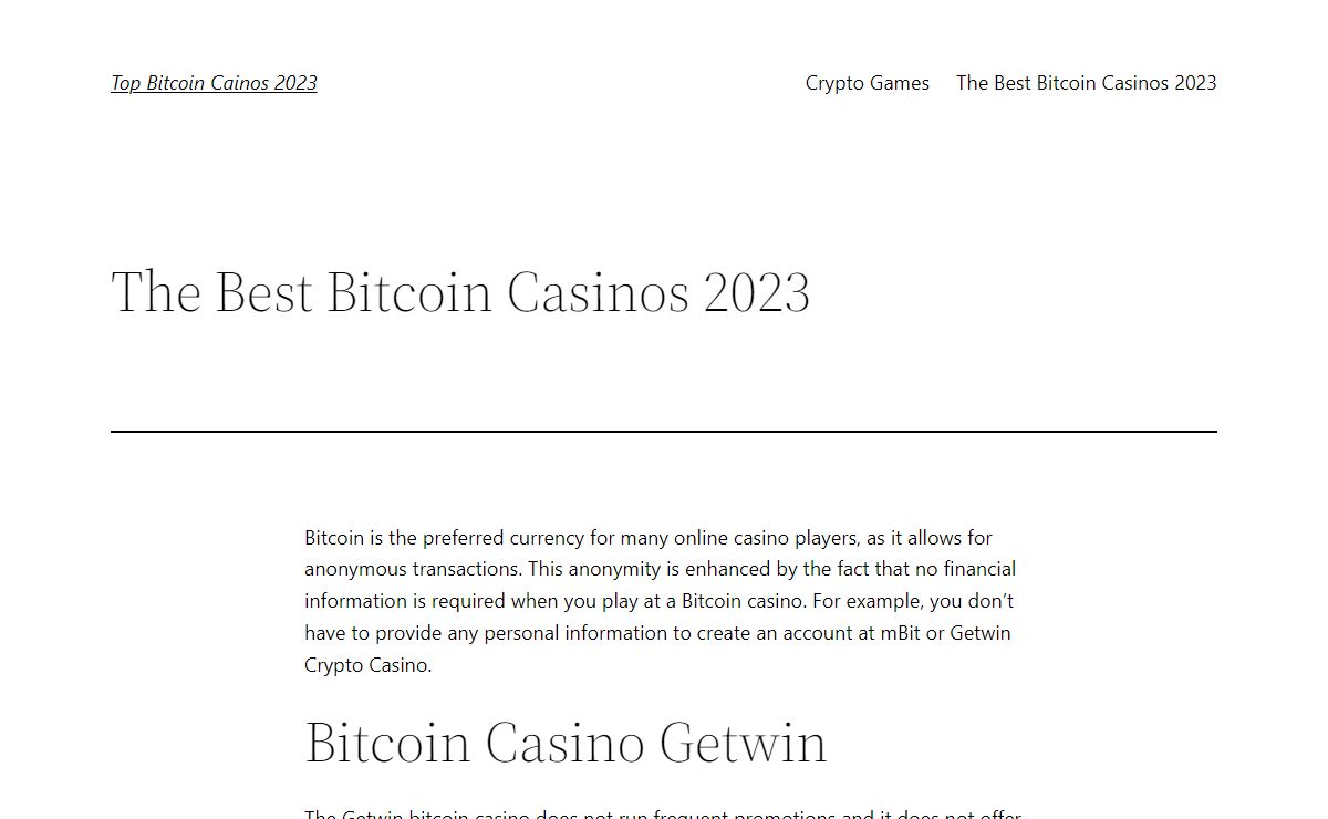 Best Bitcoin Casino Sites 2023 | BTC, LTC & BCH Funding Options